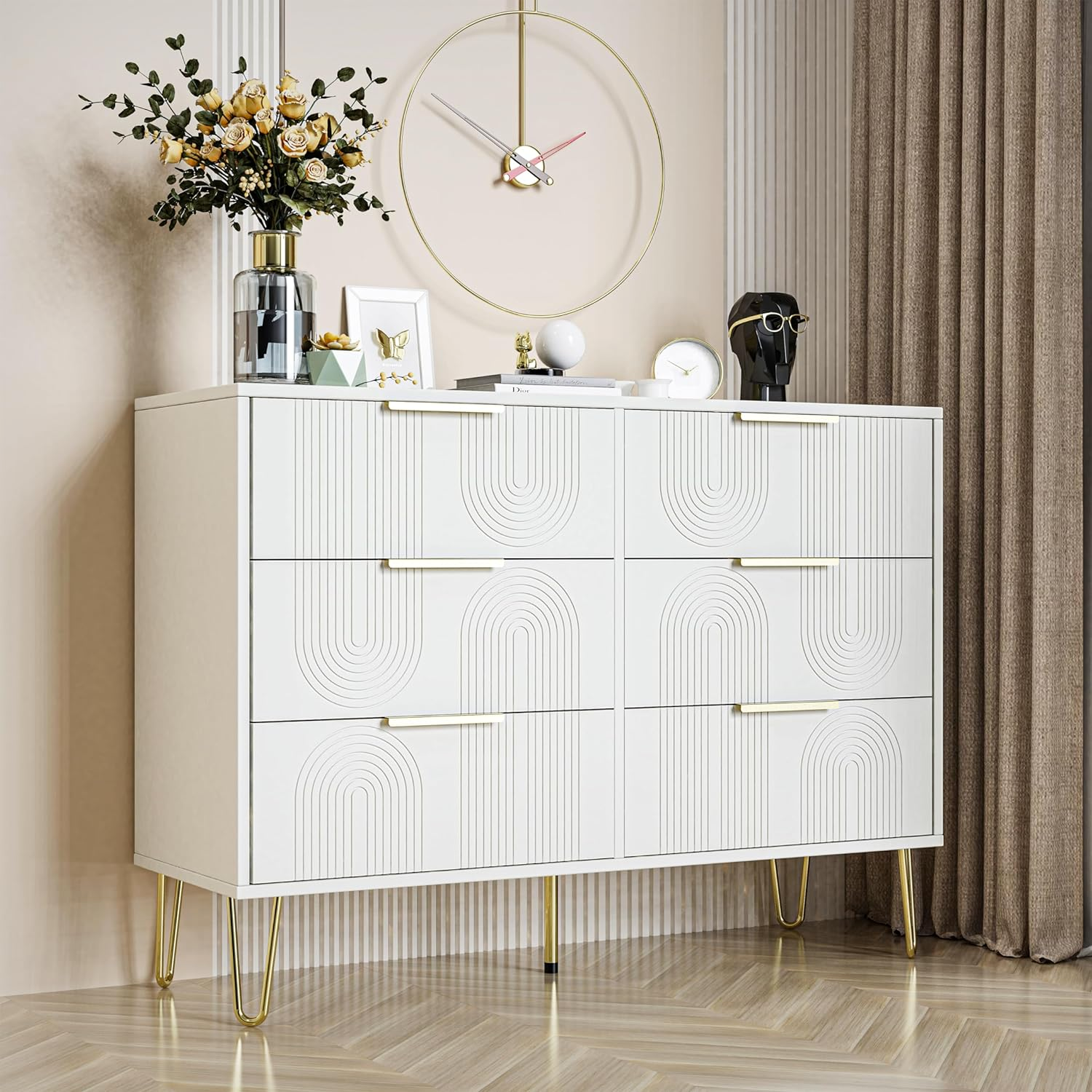 6 Drawer Dresser / Modern Drawer Chest – Poli Home